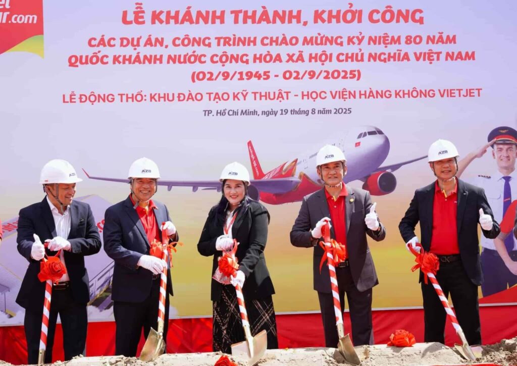 Lễ động thổ Khu đào tạo kỹ thuật – Học viện Hàng không Victoria